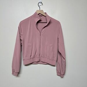 TNAction TNA Aritzia Bolt Full‎ Zip Mock Neck Lightweight Athletic Jacket XSmall